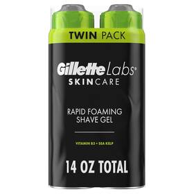 Procter & Gamble Zr-0rve-kok6 Gillettelabs Rapid Foaming Shave Gel For Men 7oz Pack Of 2