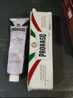 Proraso 004383441231 2 Pcs Shaving Cream Sensitive Skin 150ml - White Tube No Box #l7 Proraso 004383441231 2 Pcs Shaving Cream Sensitive Skin 150ml - White Tube No Box #l7