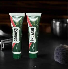 Proraso 004395000265 2pc Styptic Shave Cut Healing Gel 10ml Stops Bleeding Razor Cuts Barber