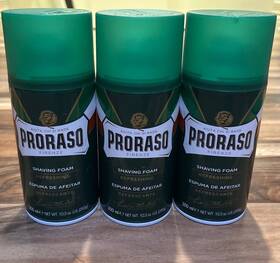 Proraso 004395000319 Green Shaving Foam Natural Refreshing Mousse - Eucalyptus And Menthol