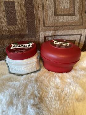 Proraso 004395001224 Combo Pre-shave Cream And Shave Bowl Sandalwood Oil Shea Butter