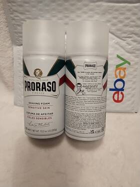 Proraso 004395001941 2-pack Shaving Foam For Sensitive Skin Each Can 10.6 Oz