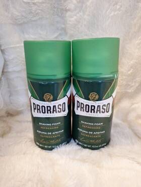 Proraso 004395002085 2 New Cans Shaving Foam 300ml Clean Shave
