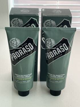 Proraso 004395007172 Single Blade Cypress And Vetyver Professional Shaving Cream 100ml / 3.5oz