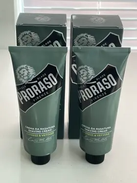 Proraso 004395007172 Single Blade Cypress And Vetyver Professional Shaving Cream 100ml / 3.5oz