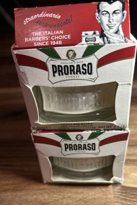 Proraso 004395009015 Pre-shave Cream With Green Tea And Oatmeal Sensitive 3.6oz Lot Of 2