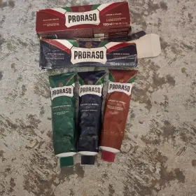 202204 Proraso Sapone Da Barba Shaving Cream 5.2 Oz 3-pack Eucalyptus Sandalwood Aloe