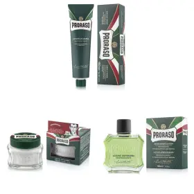 Proraso 313034131122 Refresh Shaving Kit Refreshing And Toning With Menthol Eucalyptus O