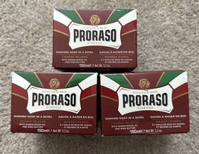Proraso 401962 3x-proraso Shaving Soap In A Bowl - Moisturizing And Nourishing 150ml/5.2oz New