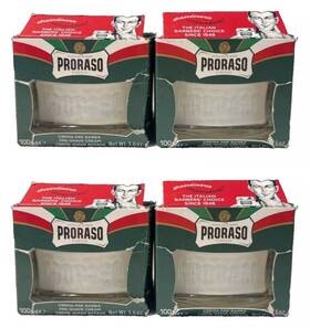 Proraso 794628187075 4 Jars Pre-shave Conditioning Cream For Men Eucalyptus And Menthol 3.6oz