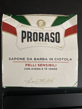 Proraso 870879879879 Anti-irritation Shaving Soap With Green Tea And Oatmeal Sensitive Skin 5.2