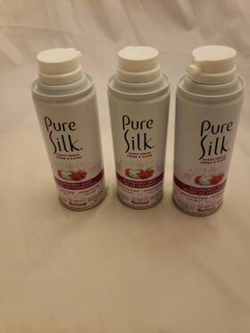 Pure Silk 051009309717 Shave Cream Sweet Raspberry Mist Moisturizing Aloe 3 Pack 15 Oz Each