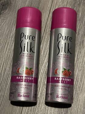 Pure Silk 051009309915 New Shave Cream Moisturizing With Aloe 7.25 Oz Each Two Pack