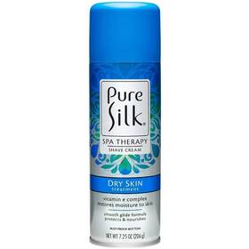 Pure Silk 051009309984 Spa Therapy Women Shave Cream Dry Skin Treatment With Vit E 7.25 Oz