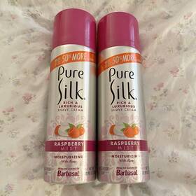 Pure Silk 051009310119 2 Rich And Luxurious Shave Cream Raspberry Mist 50% More 10.88oz