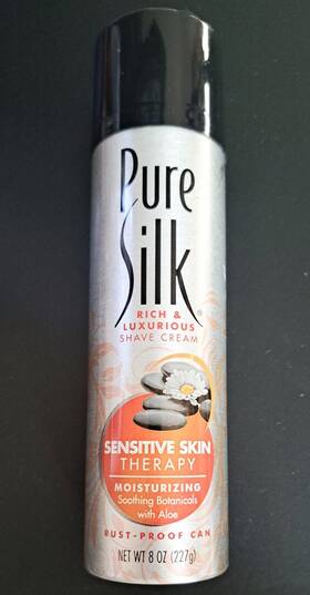 Pure Silk 274452 Rich And Luxurious Shave Cream Sensitive Skin Therapy