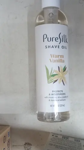 Rc25328 Pure Silk Moisturizing Shave Oil Warm Vanilla Scent 8 Oz Unisex Body Formulation