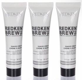Redken 884486341631 3 Pack Brews Shave Cream 1 Oz Inch Travel Size
