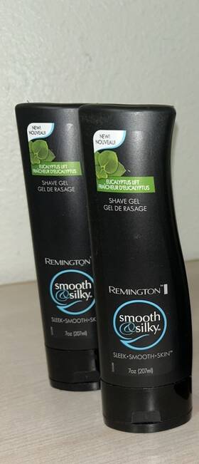 Remington 12098 2x Ct 6.8 Oz Eucalyptus Tea Tree And Aloe Lift Sleek Smooth Shave Gel