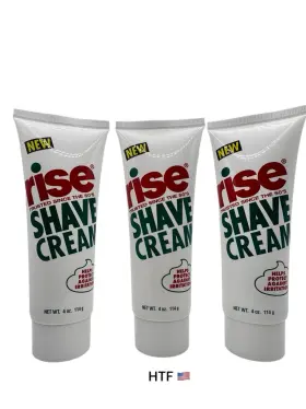 Rise 834576005202 Shave Cream 4 Oz Each- Pack Of 3 - New