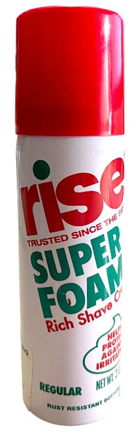 Rise Super Foam 834576007053 Discontinued - Shave Rich Moist Lather 2oz Helps Irritation 9z