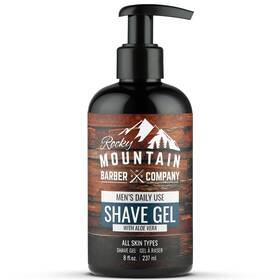 Rocky Mountain Barber Company 628055816294 Mens Shave Gel - Clear Shaving So You Can See Where Are