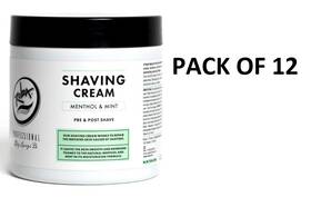 Rolda 707342221010 Menthol And Mint Shaving Cream 500 G I Pack Of 12
