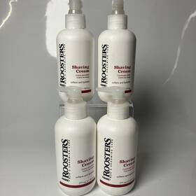 Roosters 70188340 4 Bottles -roosters Shaving Cream 6 Oz. Mens Grooming Care Softens And Hydrates