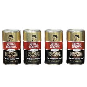 Royal Crown 075610038101 Supreme Depilatory Shaving Powder New Lot Of 4