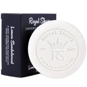 Royalshave 814974020977 Premium Hard Shaving Soap Puck Refill Lemon Sandalwood Scent- 3.5oz Royalshave 814974020977 Premium Hard Shaving Soap Puck Refill Lemon Sandalwood Scent- 3.5oz