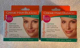 Sally Hansen 074170020007 2 X Creme Hair Bleach For Face Fast And Gentle Lightening Kit