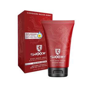Saxon 023558685208 Post Shave Cream With Micro Moisturizing And Conditioning Beads Golden Msk