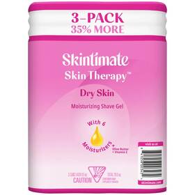 Schick 304662217616 Skintimate Dry Skin Shave Gel 9.5 Oz. 3 Pk