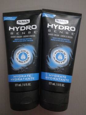 Schick Hydro 841058003175 2 Pack Mens New Sense Shave Cream Hydrate 6 Fl. Oz. With Olive Oil