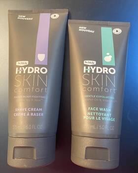 Schick Hydro 841058003472 Skin Comfort Men Shaving Cream 6oz And Face Wash 5oz