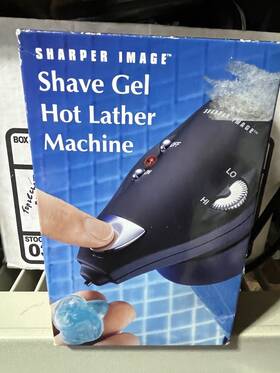 Sharper Image 780352338296 Shave Gel Hot Lather Machine New Not Sealed