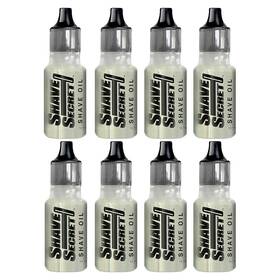 Shave Secret 4346692755 Pack Of 8 Shaving Oil 0.63 Fl Oz Each