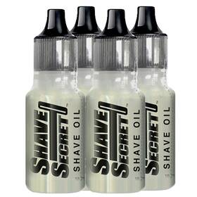 Shave Secret 641275548264 Shaving Oil - The Most Comfortable And Smoothest Ever 18.75ml 4 Pack