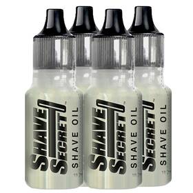 Shave Secret 744759097675 Shaving Oil - The Best Ever 18.75ml 4 Pack