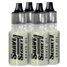 Shave Secret 744759097675 Shaving Oil - The Best Ever 18.75ml 4 Pack