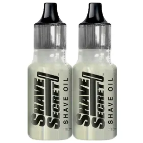 Shavesecretshavingoil2pk Shave Secret Shaving Oil- The Best Ever 18.75ml 2 Pack