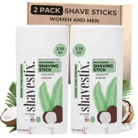 Shavestix. 860008220691 Shaving Cream Stick 2.75 Oz 2 Packs - Travel Size Toiletries For W