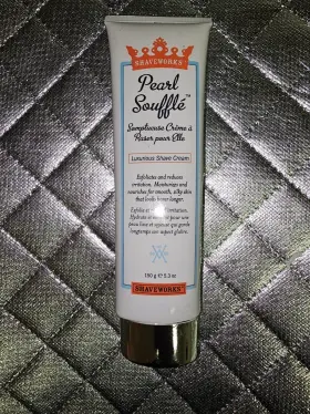 706-10018 Shaveworks Pearl Souffle Shave Cream 5.3 Oz Infused