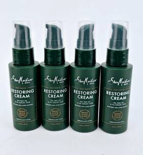 Shea Moisture 764302020783 Men Tea Tree Oil Post Shave Restoring Cream Azelaic 2 Oz Lot Of 4
