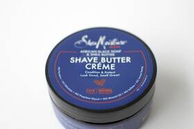 Shea Moisture 764302250821 Shave Butter Creme African Black Soap 6 Oz Read
