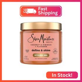 Sheamoisture 00764302020660 Define And Shine Styling Gel Flaxseed Coconut&hibiscus Hydrates Hol