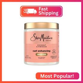 Sheamoisture 764302291367 Curl Enhancing Smoothie Hair Cream Coconut And Hibiscus For Thick