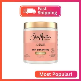 Sheamoisture 764302291367 Curl Enhancing Smoothie Hair Cream Coconut And Hibiscus For Thick