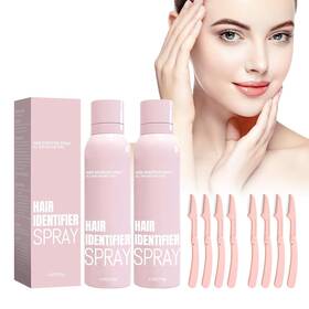 Sixcar 639394248660 Hair Identifier Spray For Face Shaving 2 Set Infused With Botanical Ex