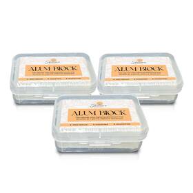 Skin Care Sunday 710859944652 Skincare Alum Block 100% Natural Aftershave Unscented Pack Of 3